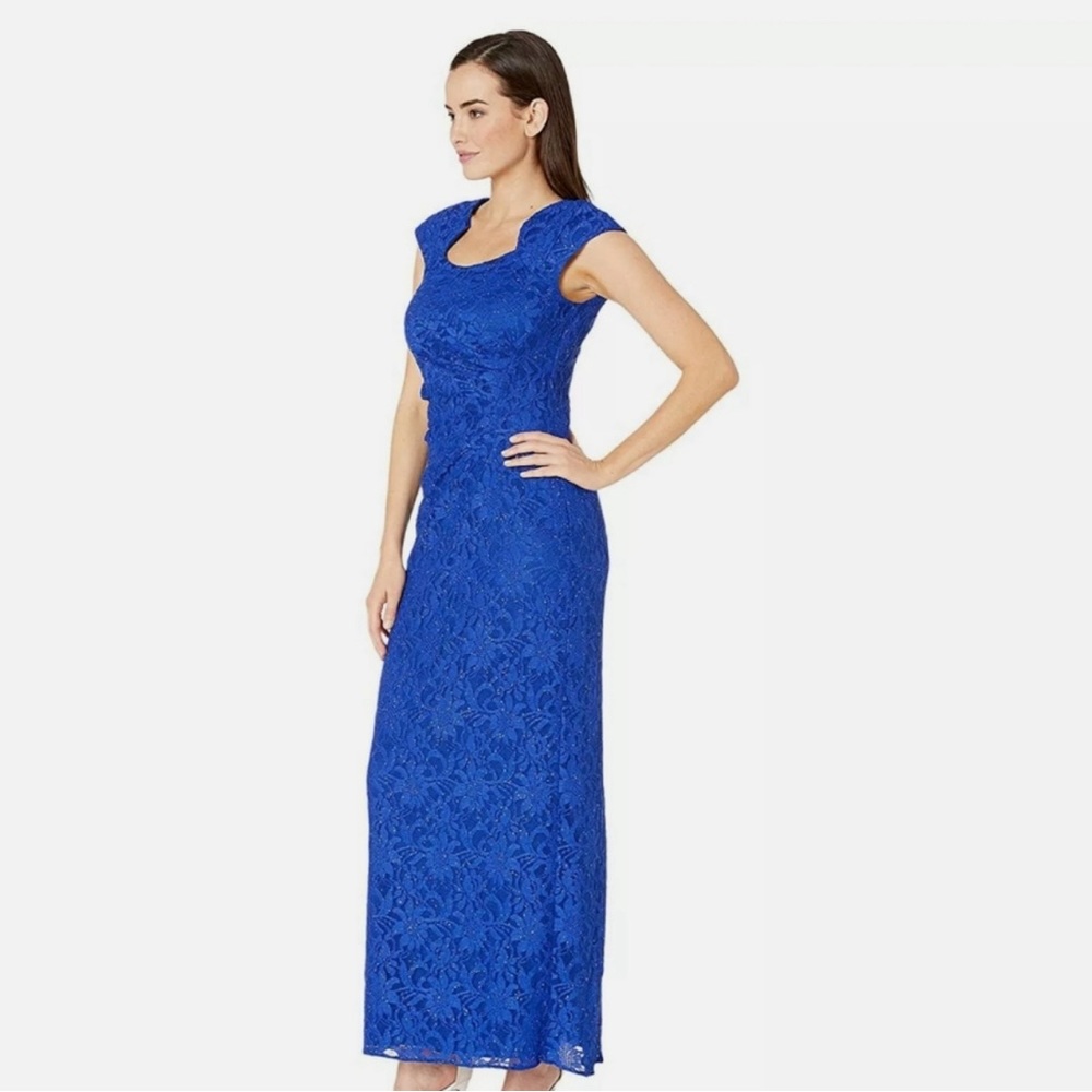 Tahari Blue sequin dress (SOLD)